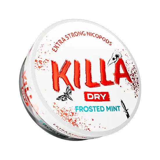 killa dry frosted mint - 9.9 mg nicotine pouches