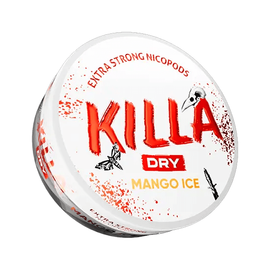 killa dry mango ice - 9.9 mg nicotine pouches