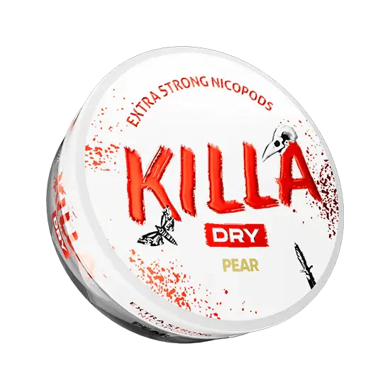 killa dry pear - 9.9mg nicotine pouches