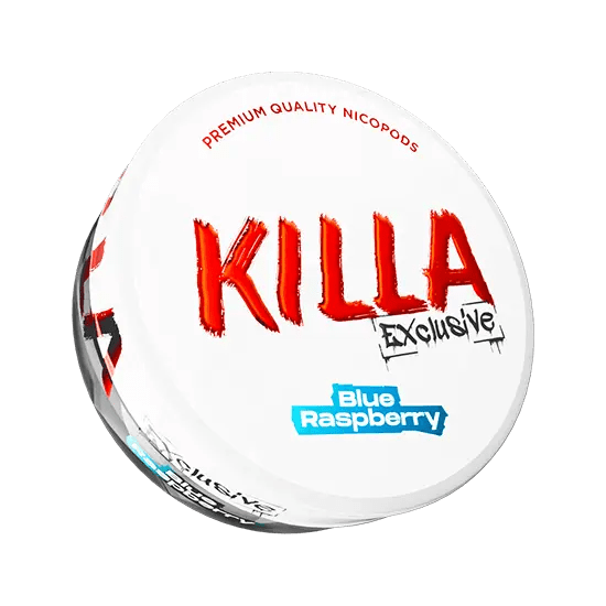 killa exclusive blue raspberry - 16.5mg/g nicotine pouches