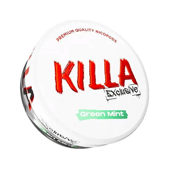 killa exclusive green mint - 16.5mg/g nicotine pouches