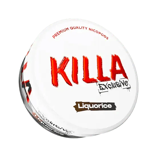 killa exclusive liquorice - 16.5mg/g nicotine pouches