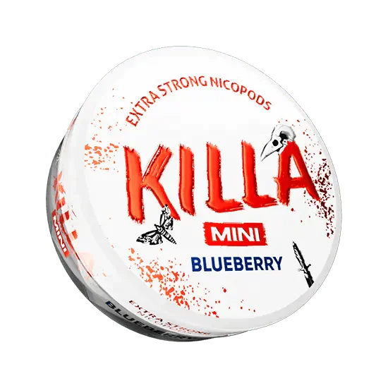 killa mini blueberry - 8.25 mg nicotine pouches