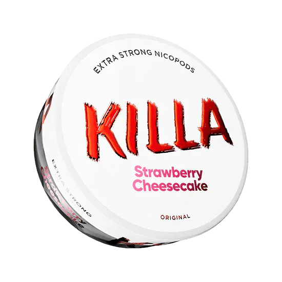 killa strawberry cheesecake - 16mg nicotine pouches