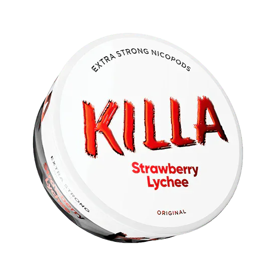 killa strawberry lychee - 16mg nicotine pouches