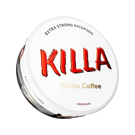killa white coffee - 16mg nicotine pouches