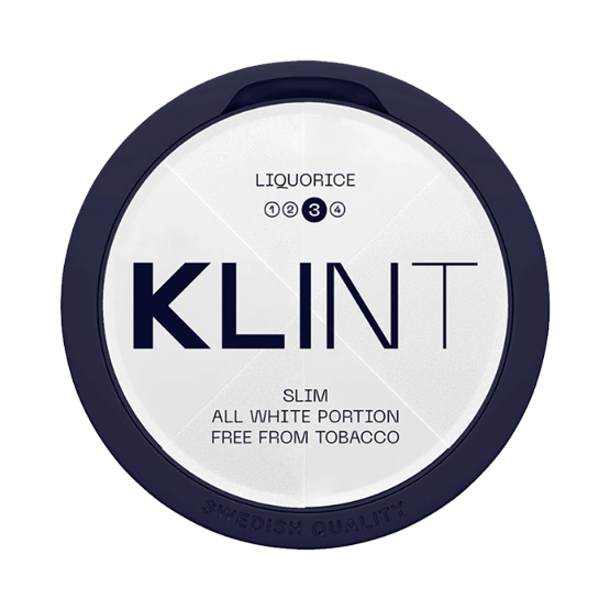 klint liquorice - 12mg nicotine pouches