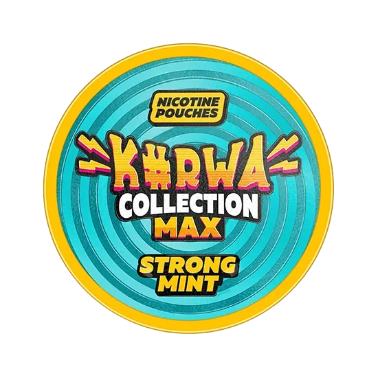 KURWA Strong Mint MAX Mint slim nicotine pouches