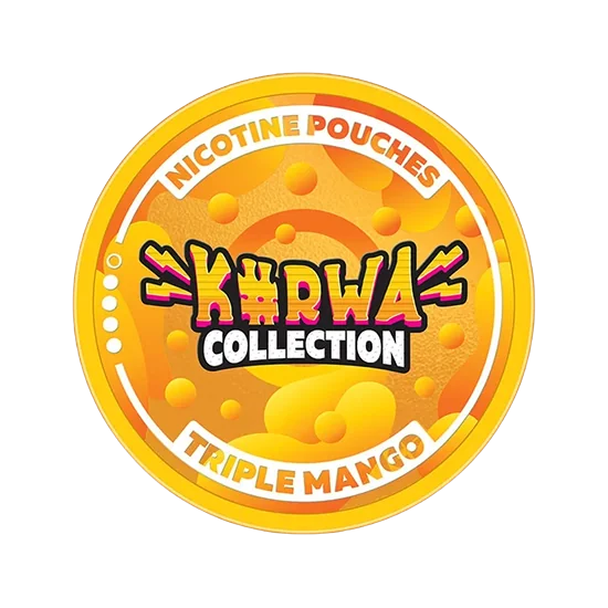 KURWA Triple Mango slim nicotine pouches can