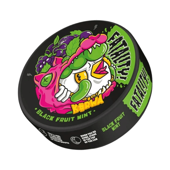 kurwa black fruit mint - 47mg nicotine pouches