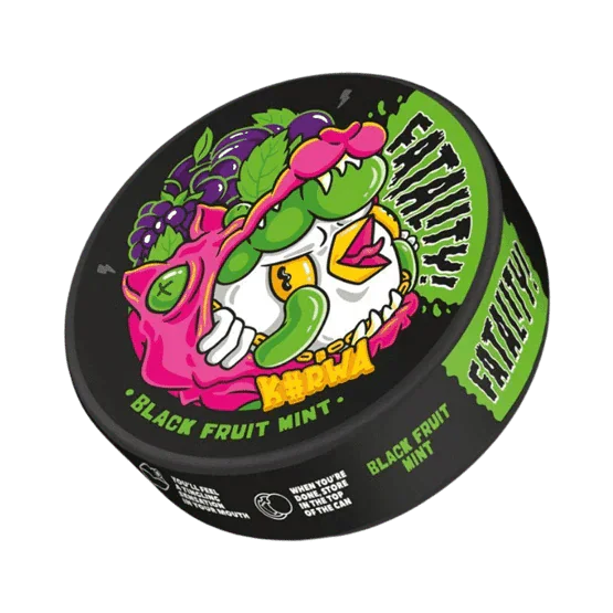 kurwa black fruit mint - 47mg nicotine pouches