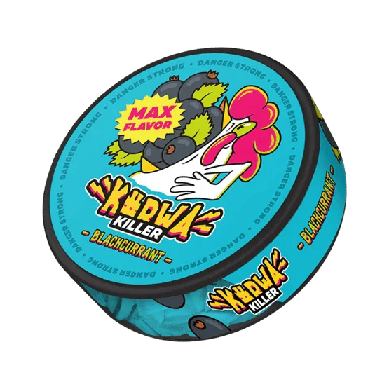 kurwa blackcurrant - 50mg nicotine pouches