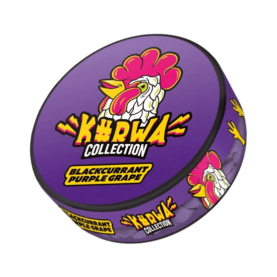 kurwa blackcurrant purple grape - 16mg/g nicotine pouches