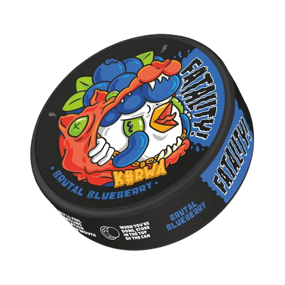 kurwa brutal blueberry - 47mg nicotine pouches