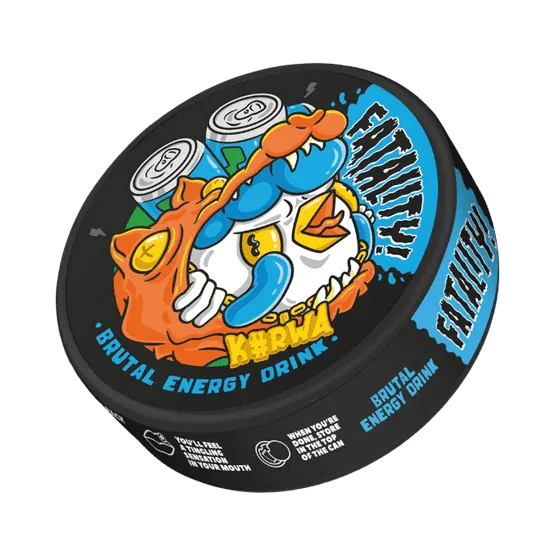kurwa brutal energy drink - 47mg nicotine pouches