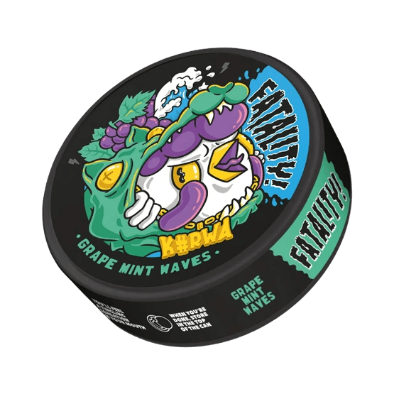 kurwa grape mint waves - 47mg nicotine pouches
