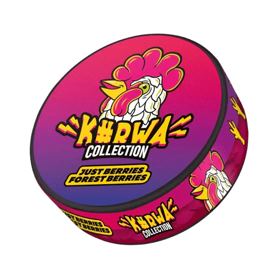 kurwa just berries forest berries - 16mg/g nicotine pouches
