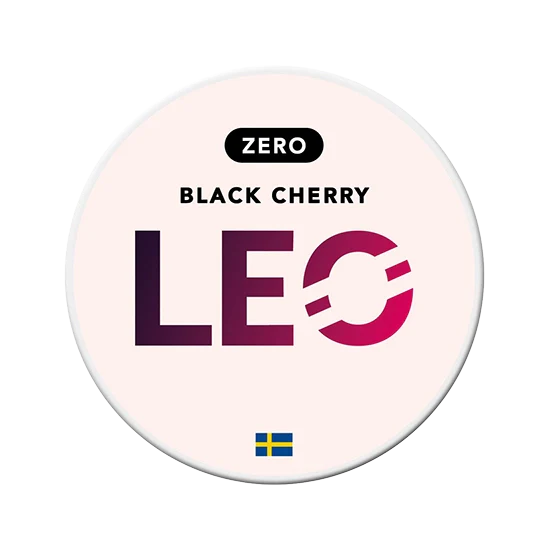 LEO Cherry Zero slim pouches, flavour: Cherry