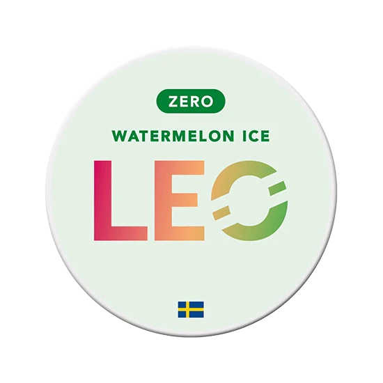 LEO Watermelon Ice Zero slim pouches, flavour: Watermelon, Mint