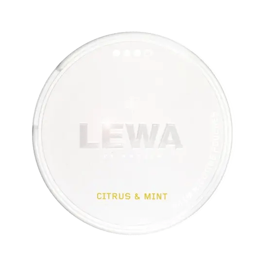 lewa citrus mint nicotine pouches