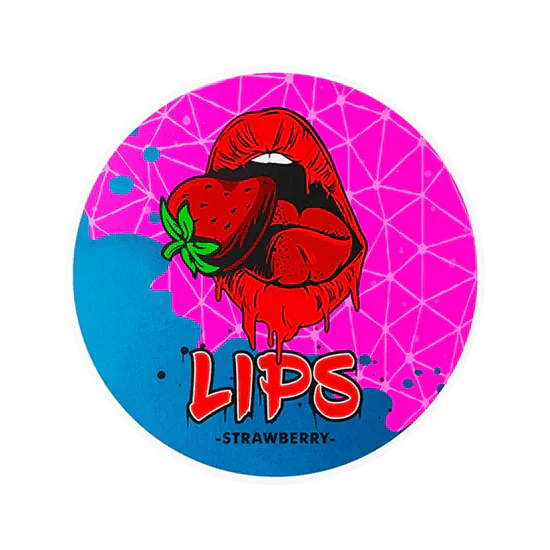 lips strawberry nicotine pouches