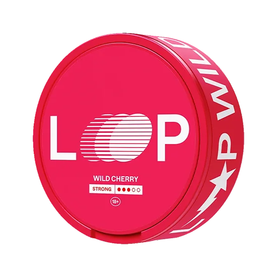 LOOP Wild Cherry Strong cherry slim nicotine pouches