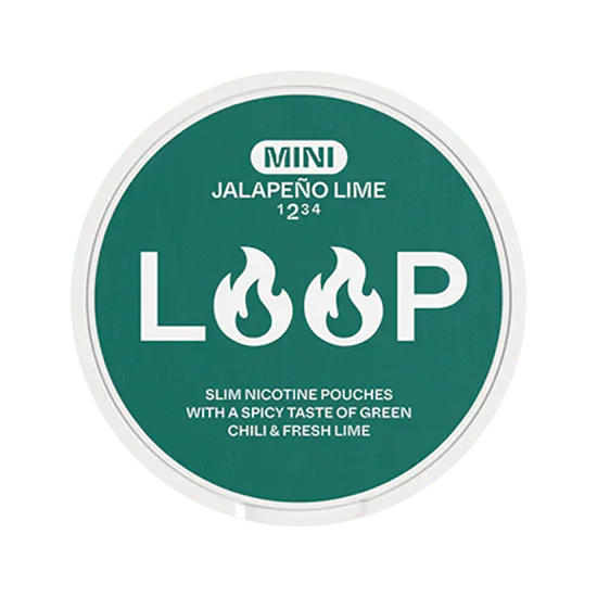 loop jalapeno lime mini nicotine pouches