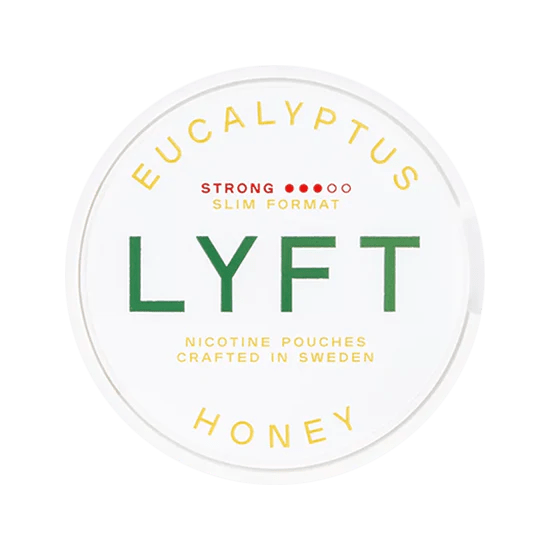 lyft eucalyptus honey strong nicotine pouches