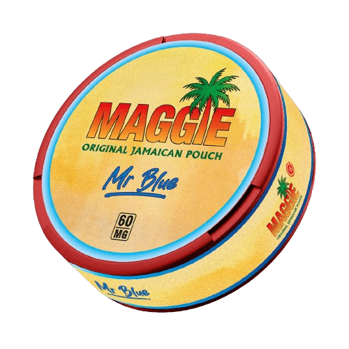 maggie mr blue nicotine pouches