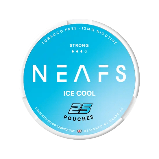neafs ice cool strong nicotine-free nicotine pouches