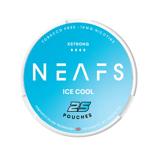 neafs ice cool xstrong nicotine-free nicotine pouches