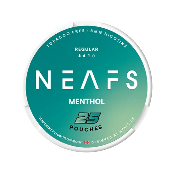 neafs menthol nicotine-free nicotine pouches