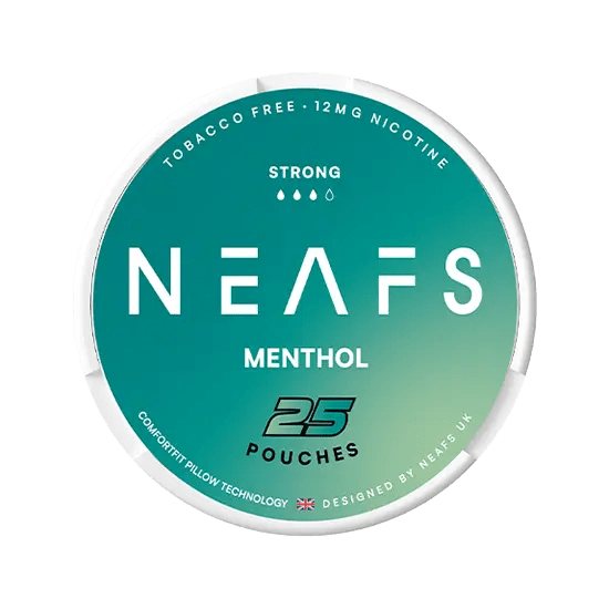 neafs mint fusion strong nicotine-free nicotine pouches