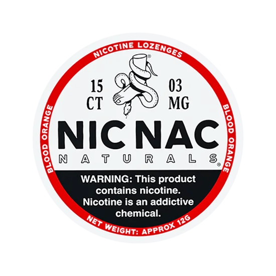 nic nac blood orange nicotine pouches