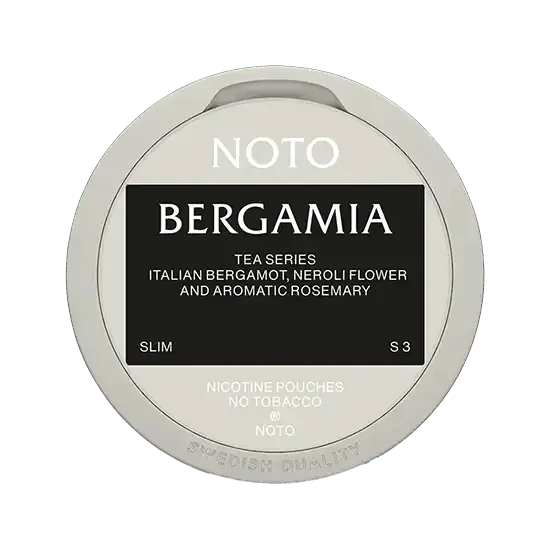 noto bergamia nicotine pouches