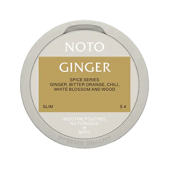noto ginger nicotine pouches