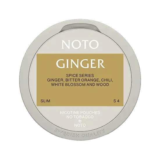 noto ginger nicotine pouches