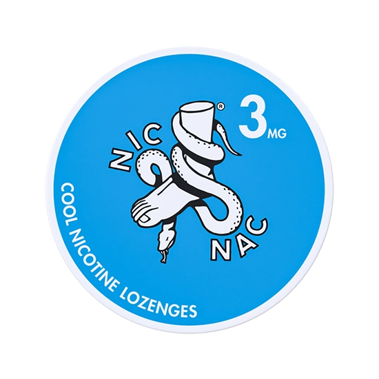 NIC NAC Tangerine 6mg - bright, zesty tangerine flavour, tobacco-free nicotine lozenge by Nic Nac Naturals LLC