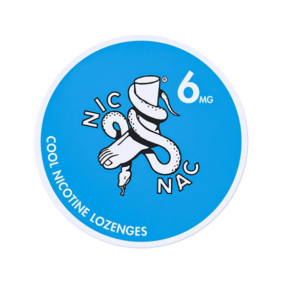 NIC NAC Tangerine 3mg - bright, zesty tangerine flavour, tobacco-free nicotine lozenge by Nic Nac Naturals LLC