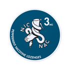 NIC NAC Peppermint - 3 mg (Nicotine Lozenges)