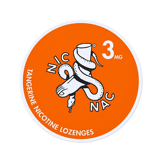 NIC NAC Cool 6mg - crisp, icy mint flavour, tobacco-free nicotine lozenge by Nic Nac Naturals LLC
