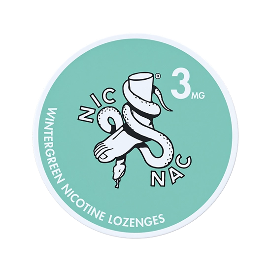 NIC NAC Wintergreen - 3 mg Nicotine lozenges