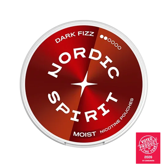 NORDIC SPIRIT Dark Fizz Regular slim nicotine pouch can