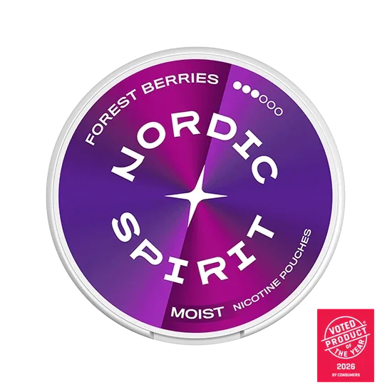 NORDIC SPIRIT Forest Berries Strong slim nicotine pouch can