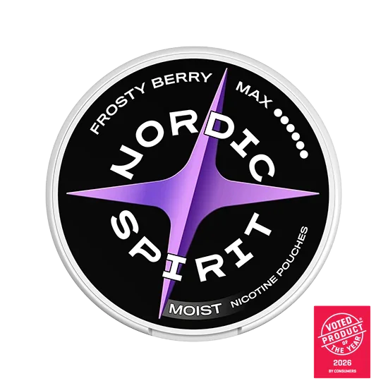 NORDIC SPIRIT Frosty Berry Max slim nicotine pouch can