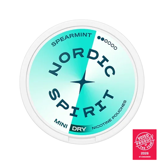 NORDIC SPIRIT Spearmint Regular Mini mini nicotine pouch can