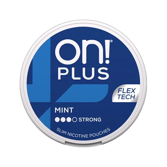 on plus mint strong nicotine pouch