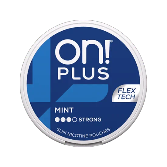 on plus mint strong nicotine pouch