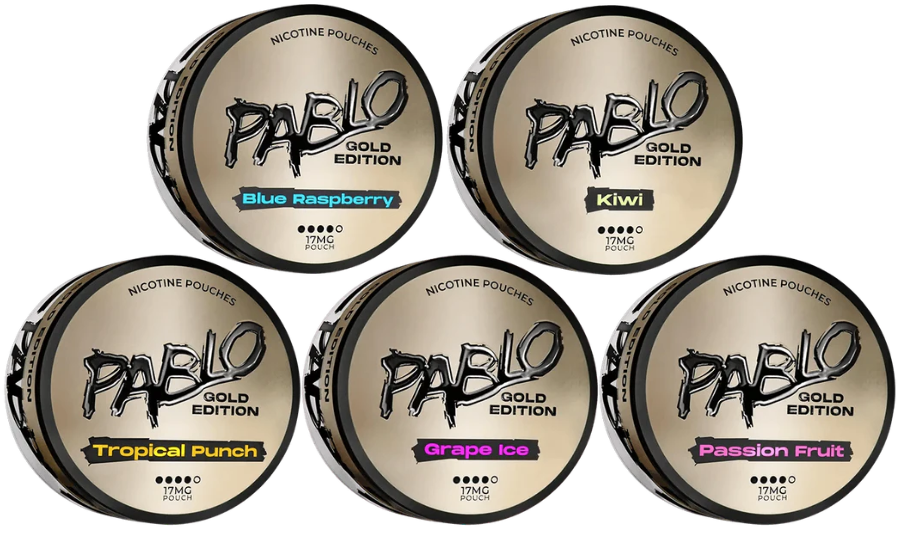 pablo gold nicotine pouches bundle
