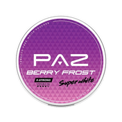 paz berry frost x strong nicotine pouches